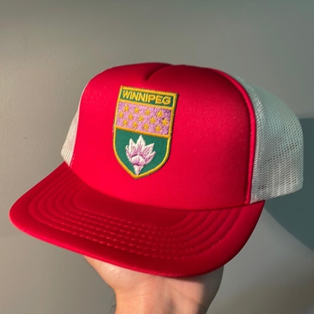 Vintage‎ Winnipeg Patch Trucker Mesh Hat/Cap. One Size.